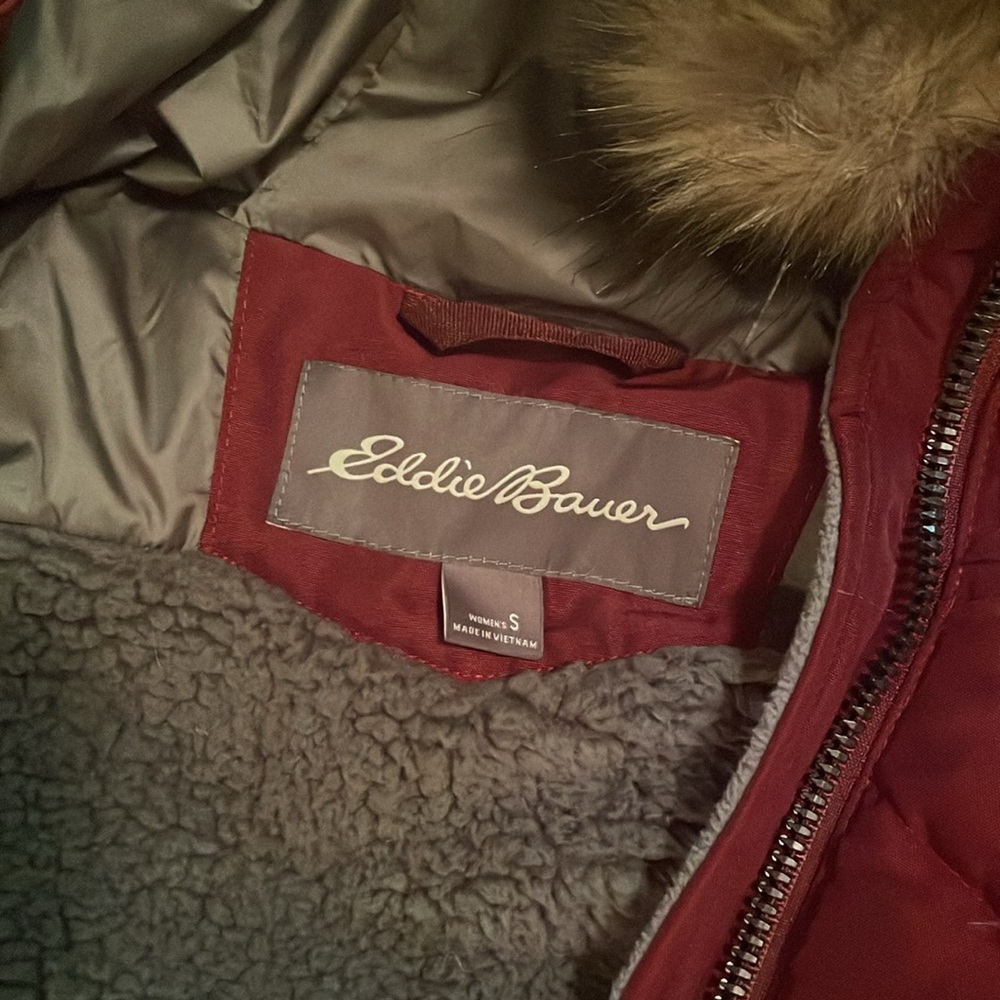 Wine Colored Down Jacket - image 2